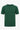 Herregrøn klassisk strikket T-shirt med korte ærmer og rund hals