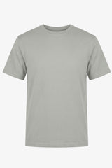 Herre grå klassisk bomuldsblanding T-shirt