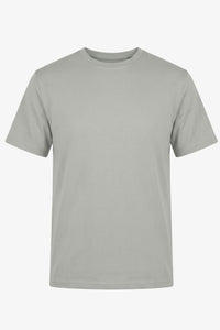 Herre grå klassisk bomuldsblanding T-shirt