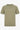 Herre khaki klassisk strikket t-shirt med korte ærmer og rund hals
