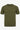 Herre Olivengrøn Strikket T-shirt Normal Pasform Rund Hals Kortærmet Top