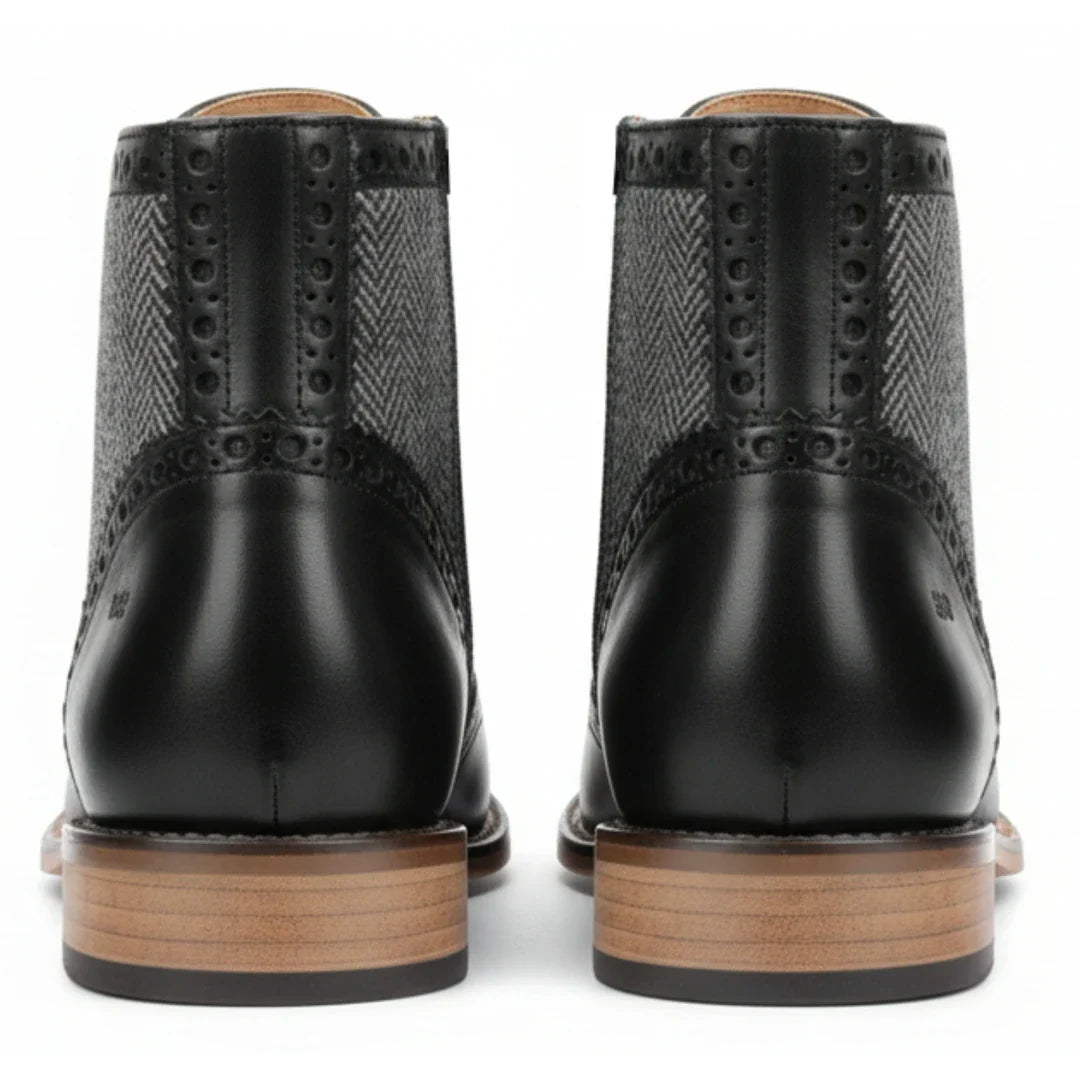 Herre Wingtip Brogue ankelstøvler