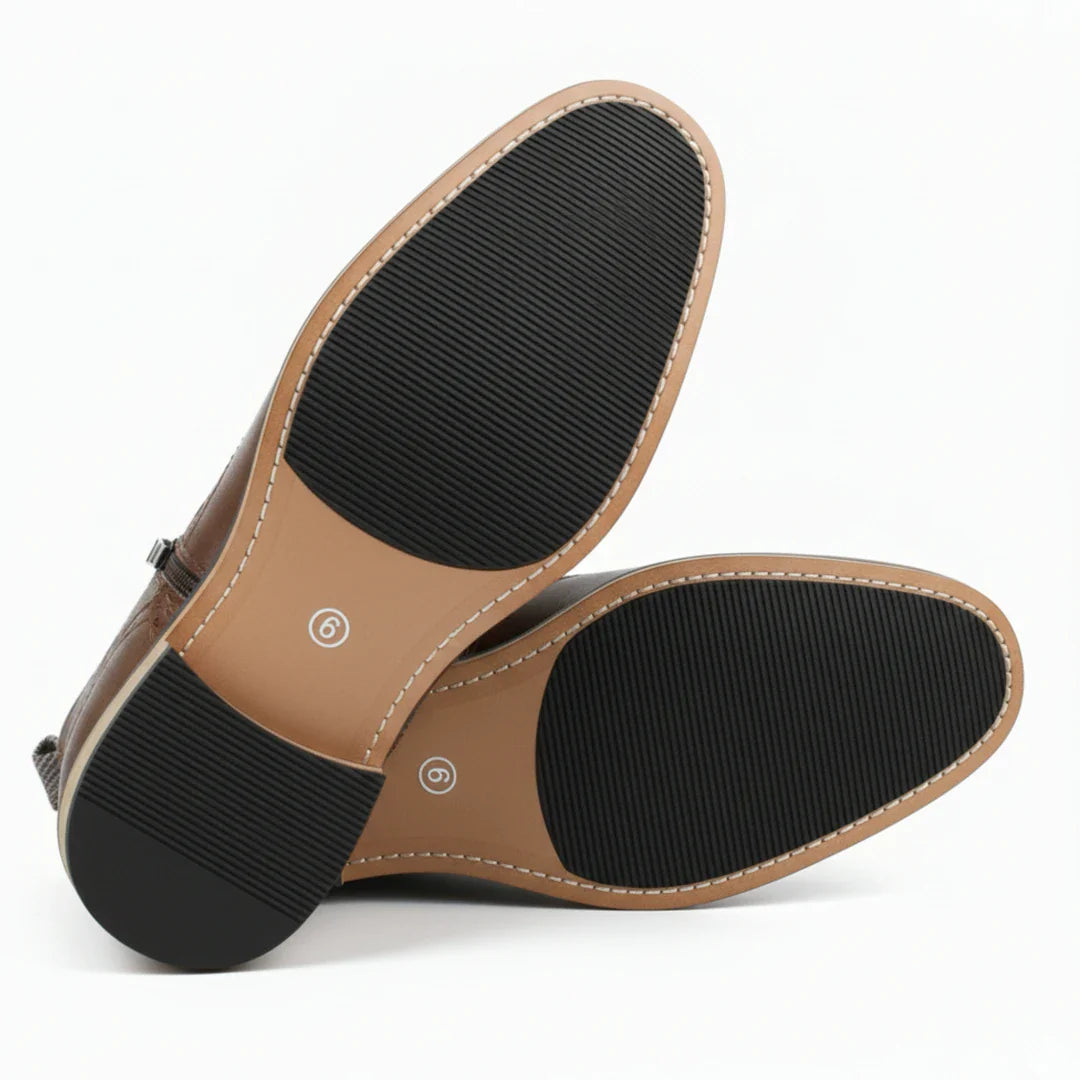 Herre Wingtip Brogue ankelstøvler