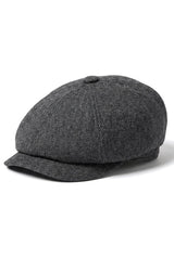 Herre 8 Panel Newsboy Cap - Cavani Martez - Mørkegrå