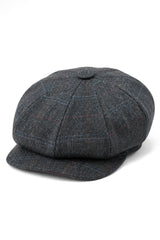 Herre 8-panels Razor Baker Boy-hat i uld, tweed og Blinders Newsboy-stil