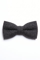 Sort tweed-slips til mænd