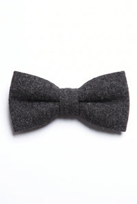 Sort tweed-slips til mænd