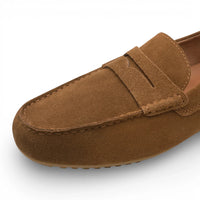 Herre Brune Ruskind Mokkasin Loafers