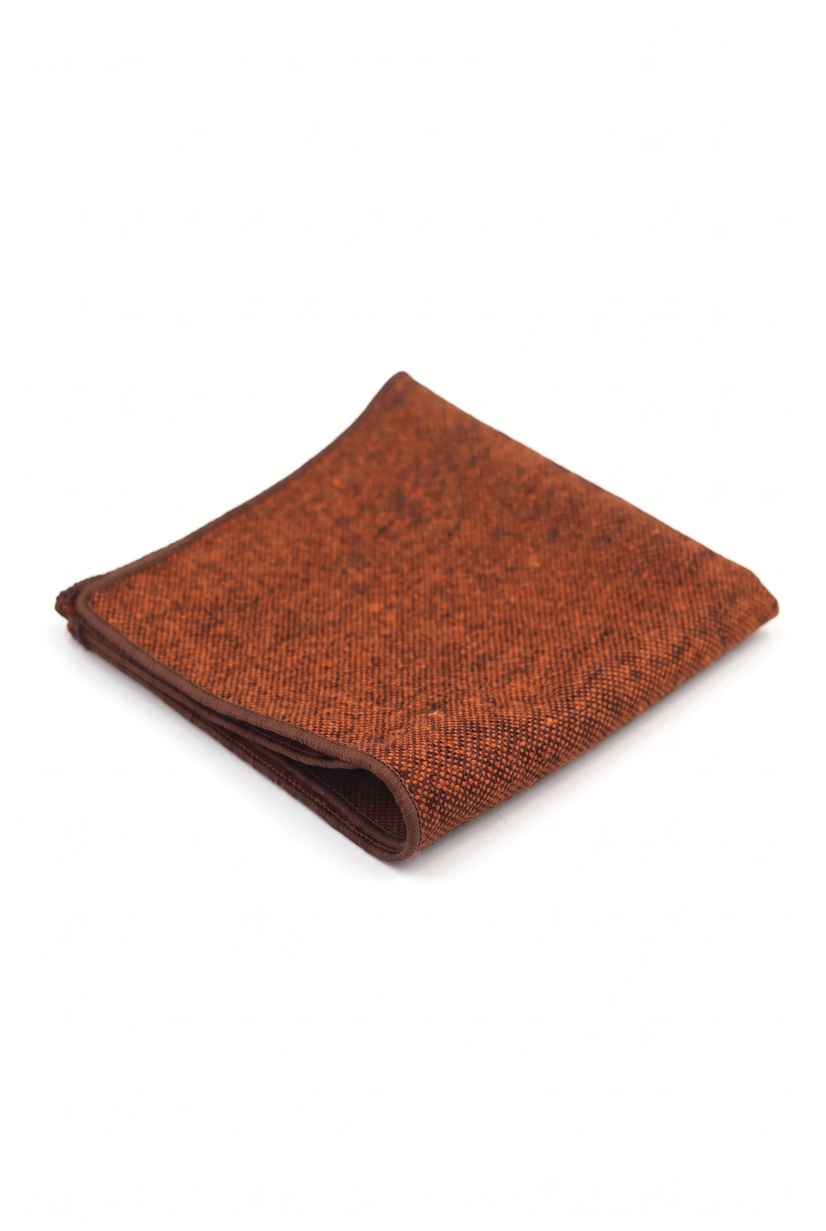 Herre brun tweed lommeklud