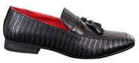 Mens Classic Tassel PU Leather Loafers