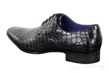 Mens Crocodile Skin Effect Shoes