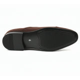 Herre Oxfordsko i imiteret ruskind med snørebånd