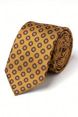Herreslips i guld med paisleymotiv