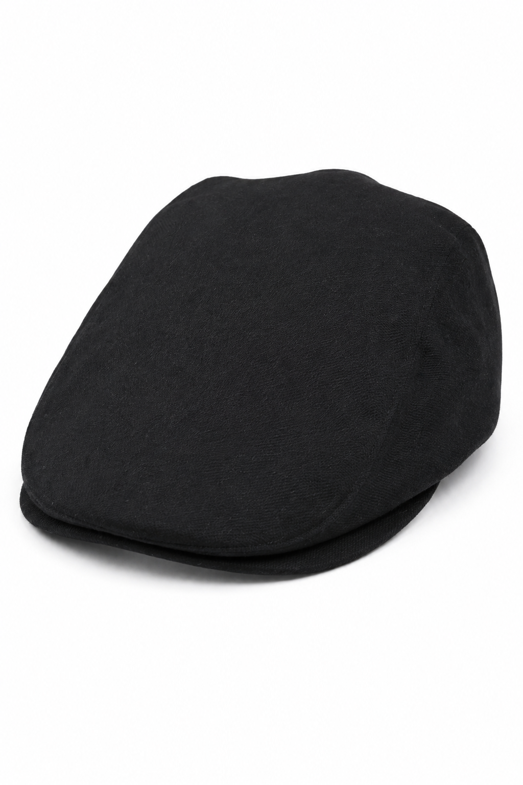 Herre Grandad Baker Flad Sort Kasket med 8 Paneler i Tweed, Vintage Klassisk, Smart Casual, 1920'erne