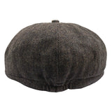 Herre Herringbone Newsboy Classic Sixpack - Brun
