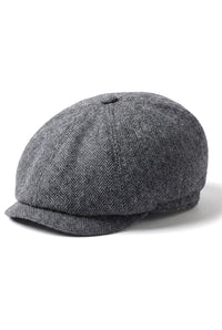 Herre Herringbone Newsboy Classic Sixpack - Grå