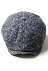 Herre Herringbone Newsboy Classic Sixpack - Grå