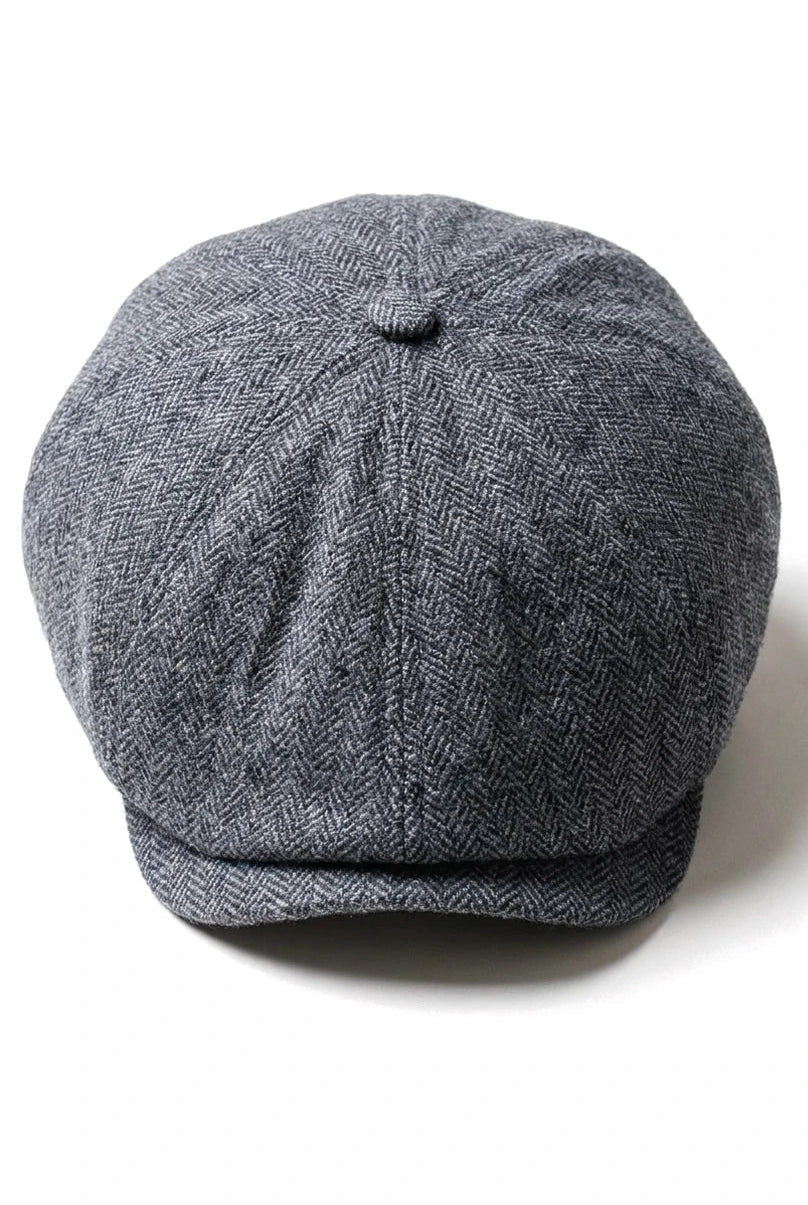 Herre Herringbone Newsboy Classic Sixpack - Grå
