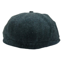 Herre Herringbone Newsboy Classic Sixpack - Olivengrøn