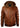 Mens Real Leather Hood Fur Jacket Bomber Aviator Vintage Brown Retro-Tan