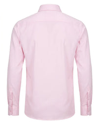 Herreskjorte med lange ærmer og knapper - Pink