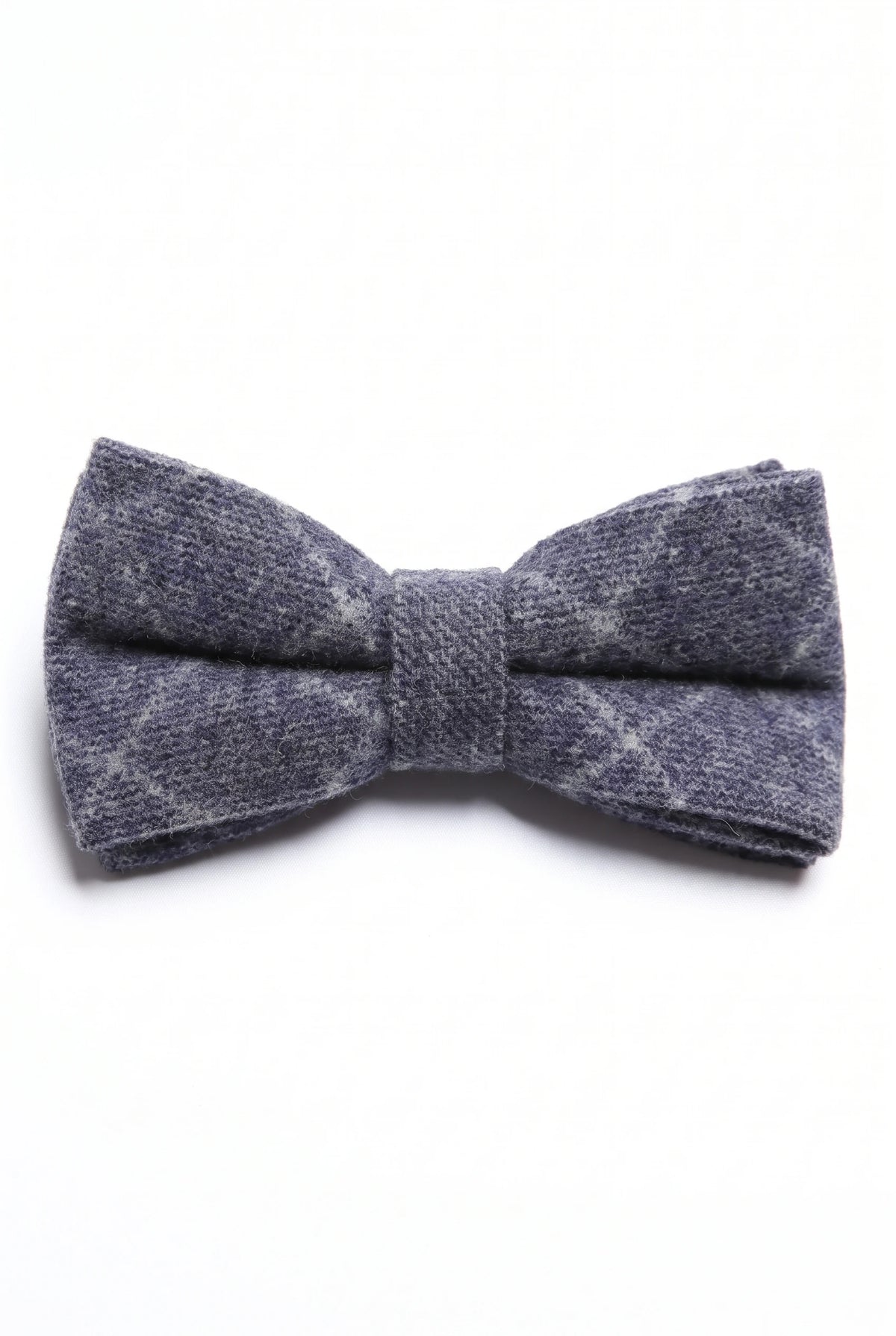 Herre marineblå tweed butterfly