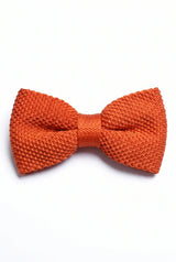 Orange strikket butterfly til mænd