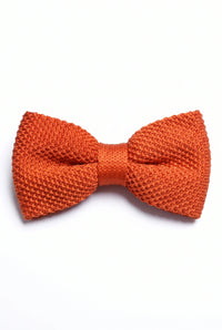 Orange strikket butterfly til mænd