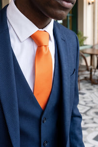 Herreslips i orange rødt