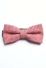 Herre lyserød tweed butterfly