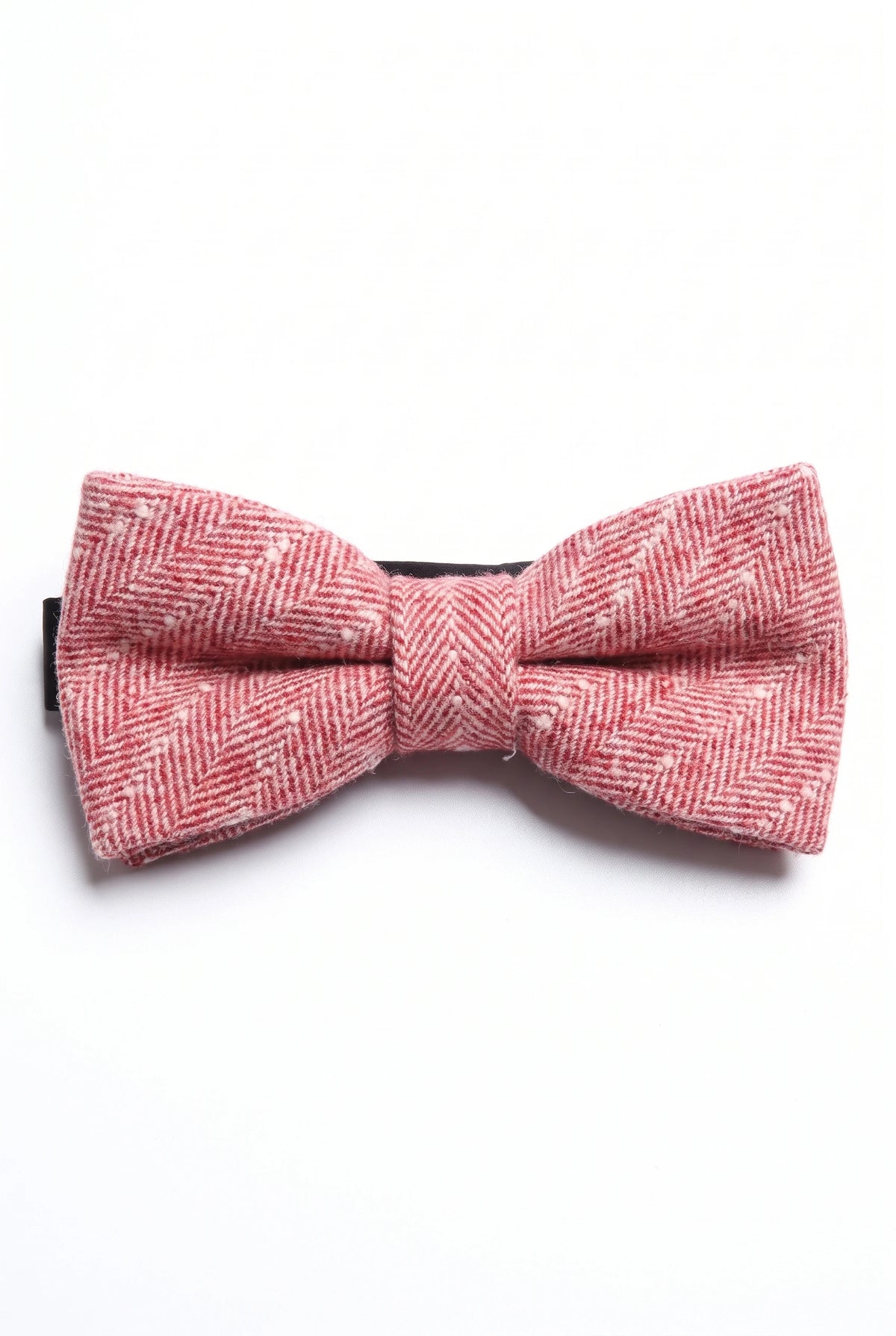 Herre lyserød tweed butterfly