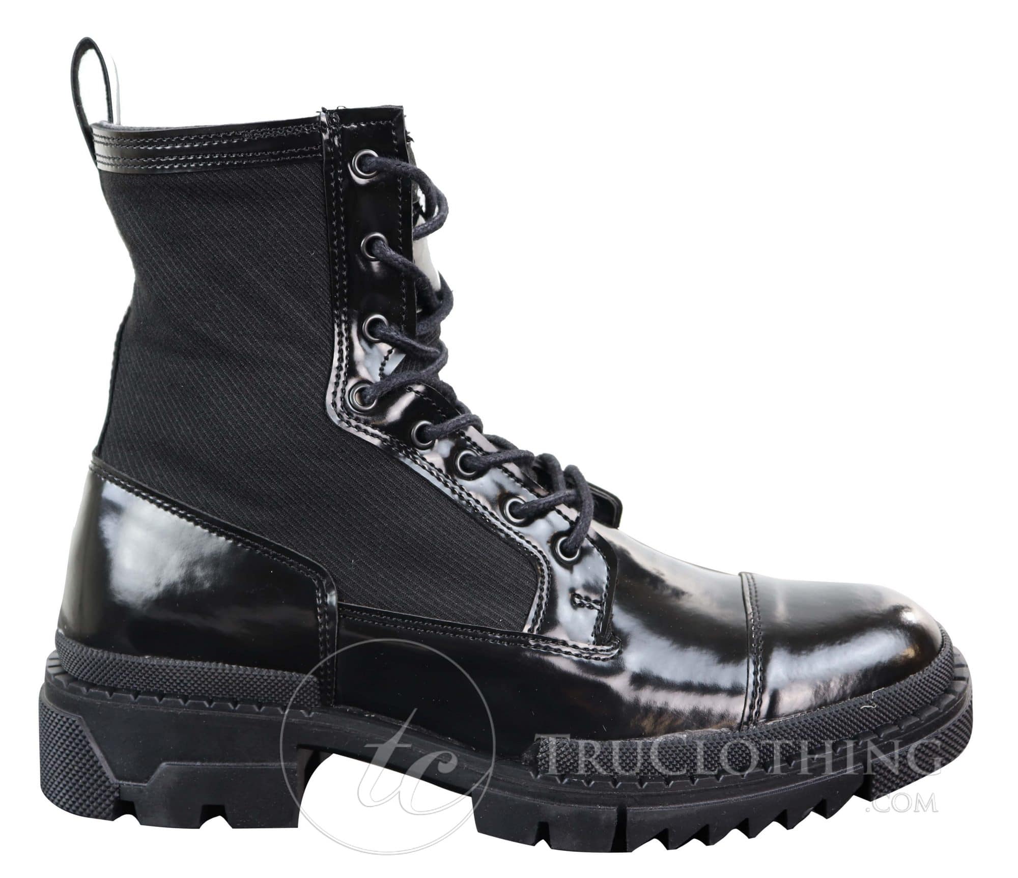 Mens PU Leather Ankle Boots