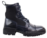 Mens PU Leather Ankle Boots