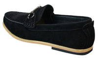 Mens Slip On Buckle Horsebit Driving Shoes Loafers Retro Smart Casual Suede