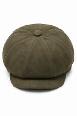 Herrer Ruskinds Vintage 8-Panel Klassisk Gatsby Baker Boy Hat - Oliven