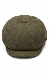 Herrer Ruskinds Vintage 8-Panel Klassisk Gatsby Baker Boy Hat - Oliven