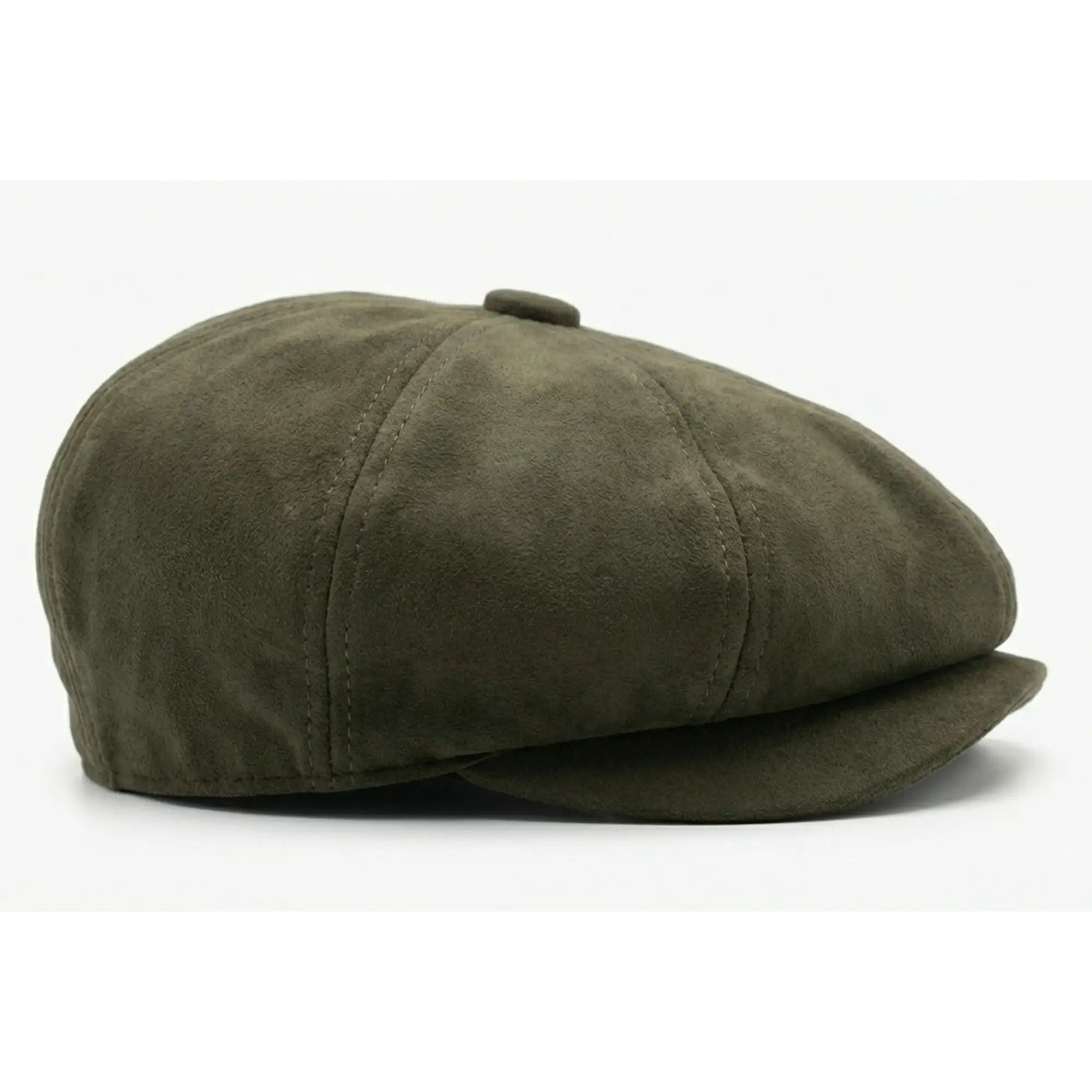 Herrer Ruskinds Vintage 8-Panel Klassisk Gatsby Baker Boy Hat - Oliven