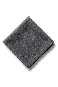 Herre Slips og Lommetørklædesæt - Grå Tweed STZ23, One Size