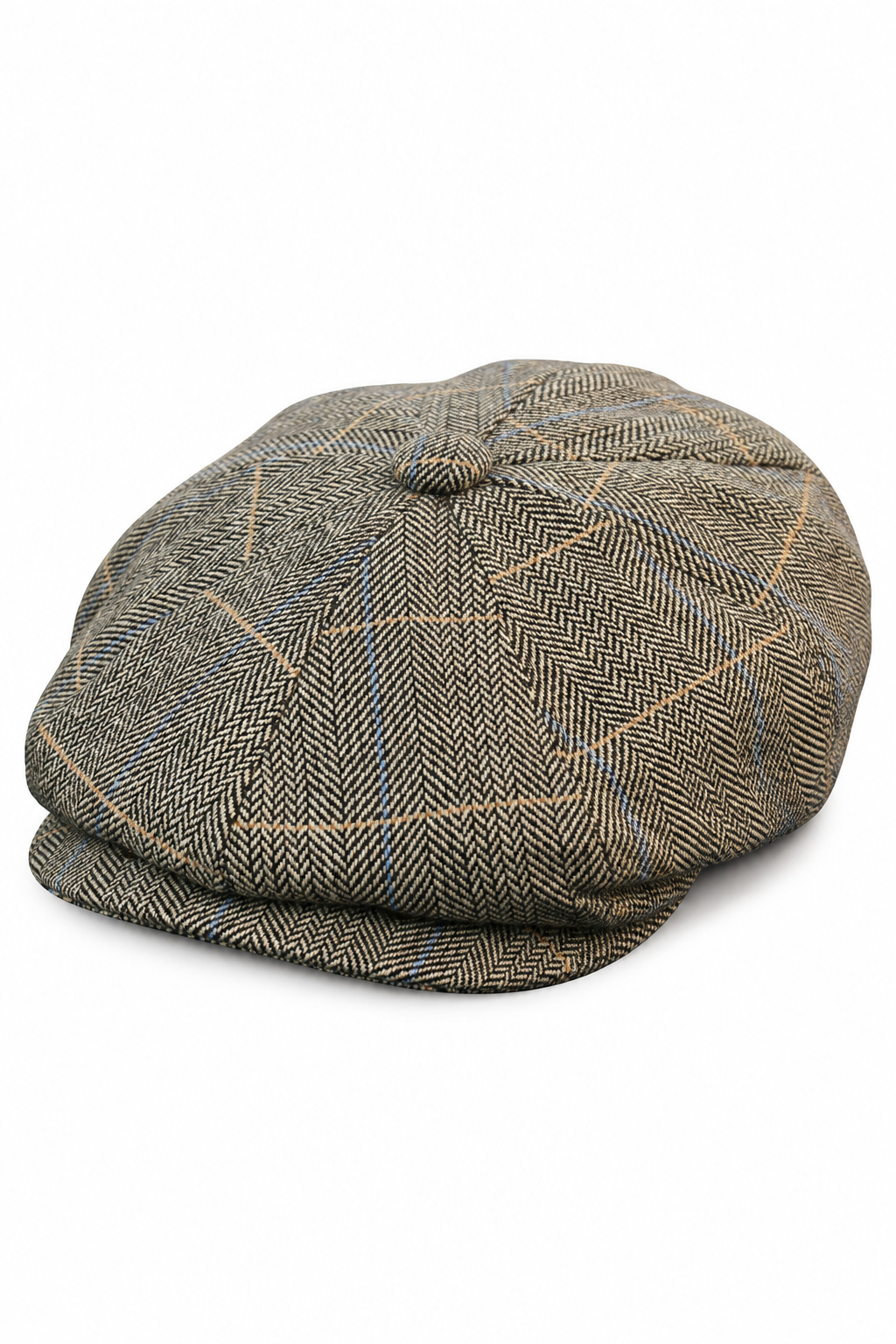 Herre Tweed Ternet Peaky Blinders Kasket