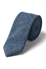 Herreslips i tweed med sildebensmønster og tekstur fra Marc Darcy, klassisk vintage og retro, Deon