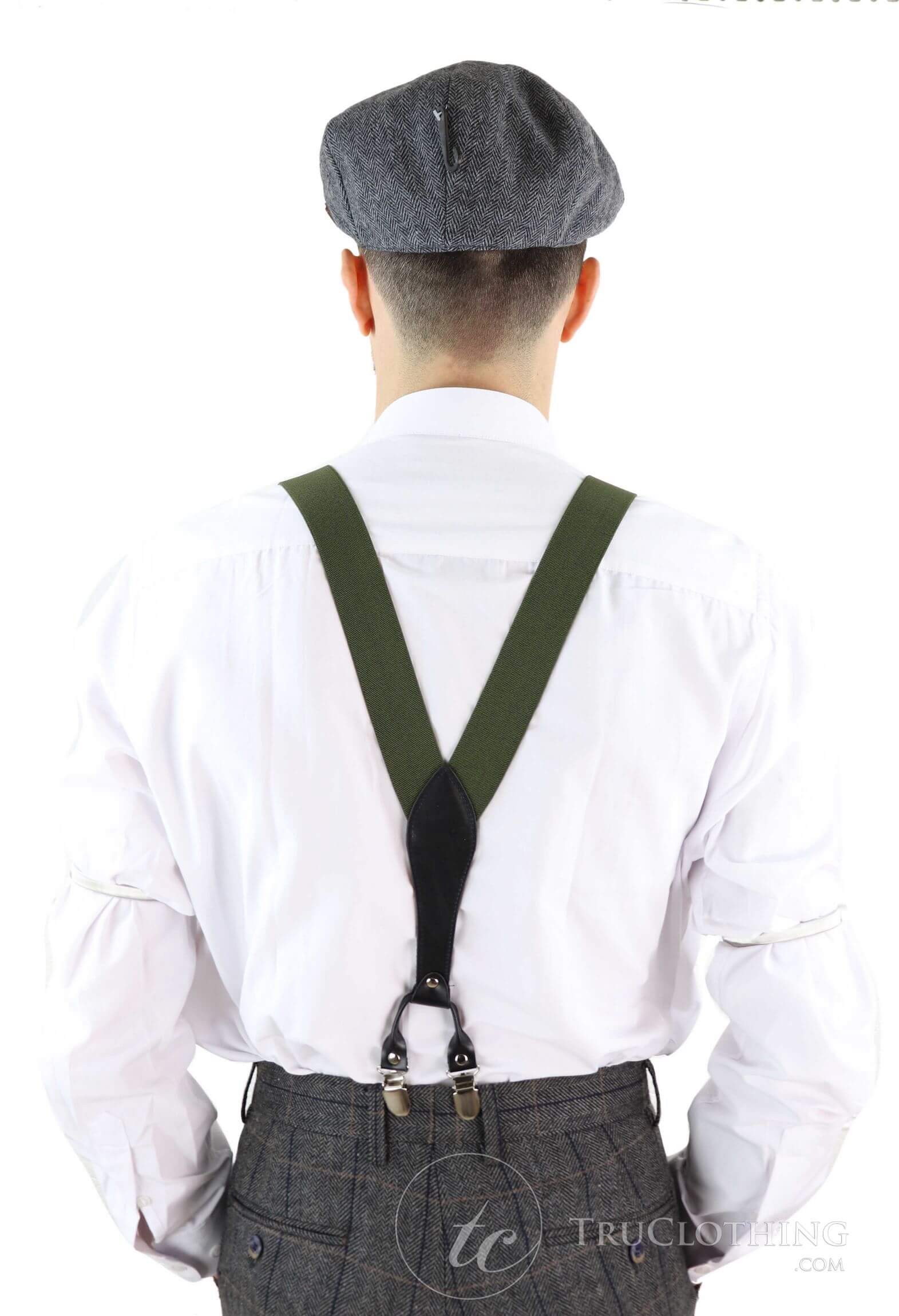 Mens Vintage Trouser Braces/Suspenders - Many Colours