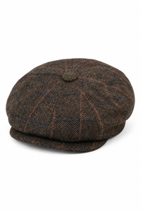 Herre Vintage Tweed Peaky Blinders Hat