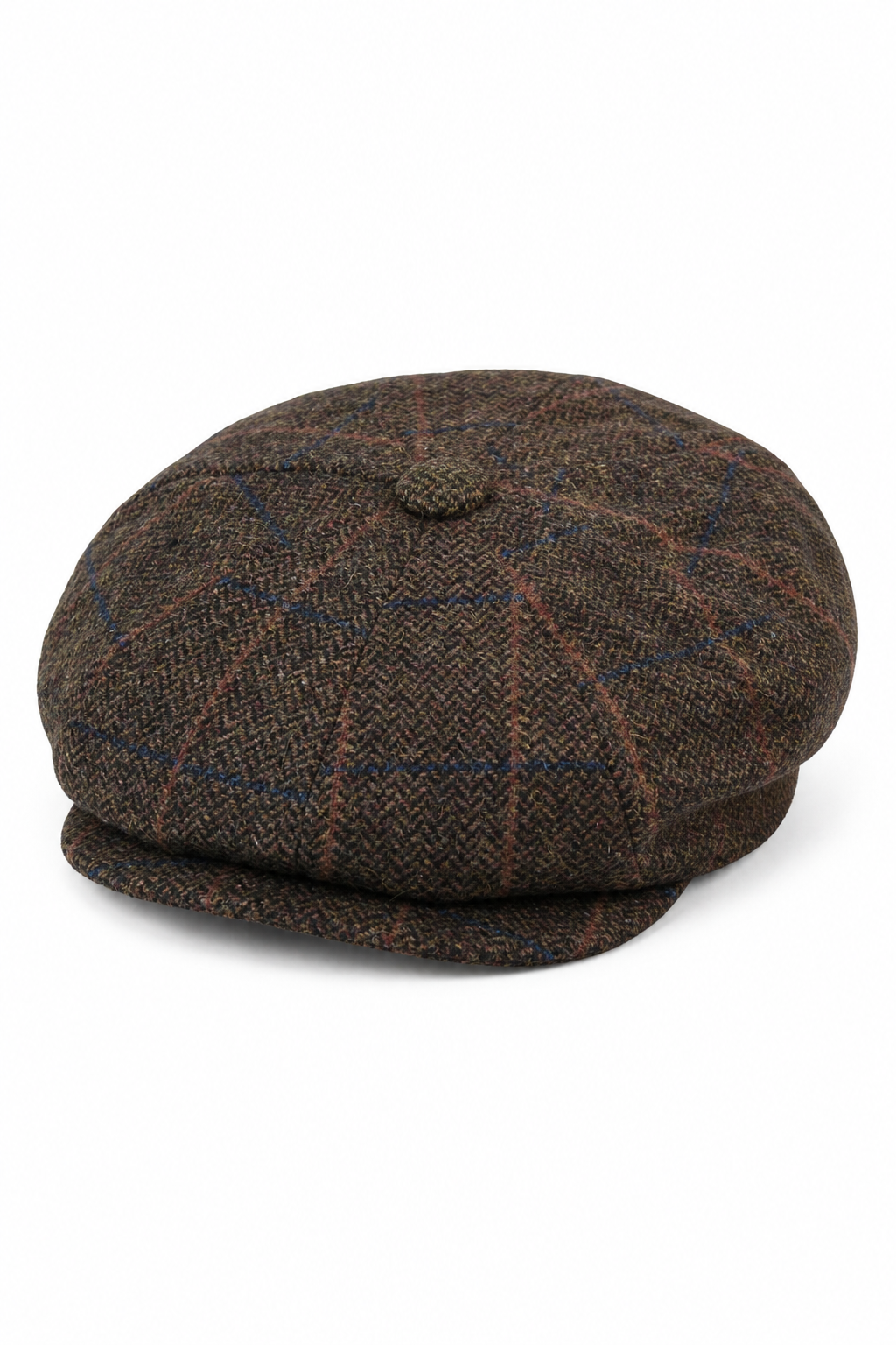 Herre Vintage Tweed Peaky Blinders Hat