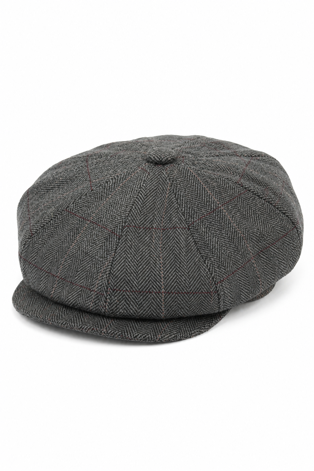 Herre Vintage Tweed Peaky Blinders Hat