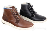 Mens Winter PU Leather Boots