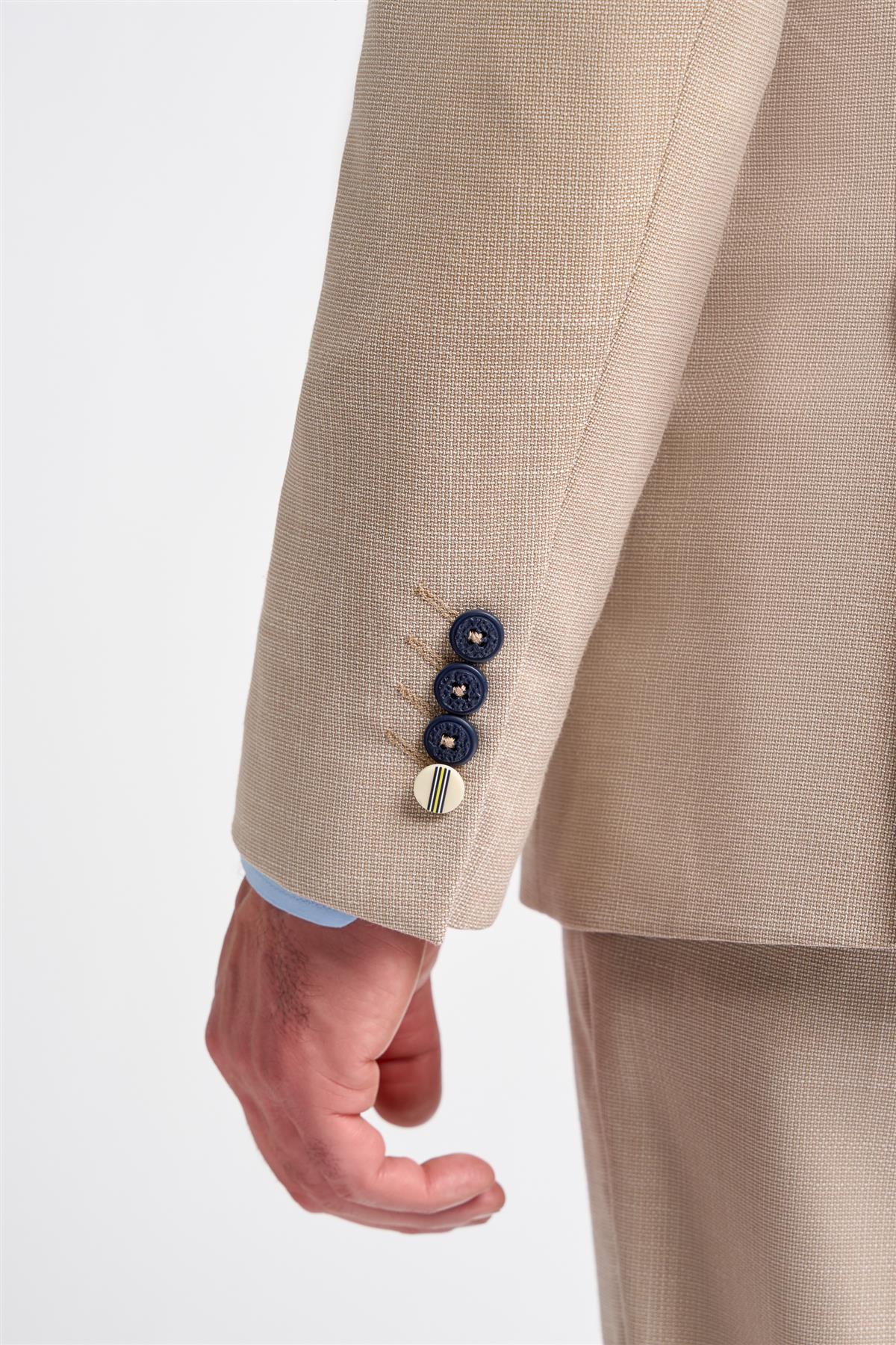 Miami - Herre Beige Bryllupsblazer