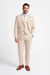 Miami - Herre Beige Bryllupsblazer