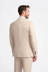 Miami - Herre Beige Bryllupsblazer