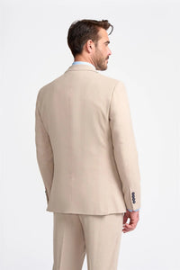 Miami - Herre Beige Bryllupsblazer