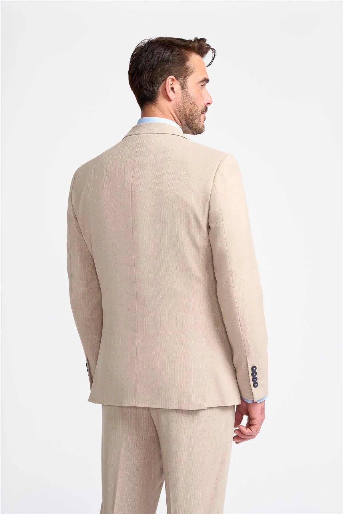 Miami - Herre Beige Bryllupsblazer